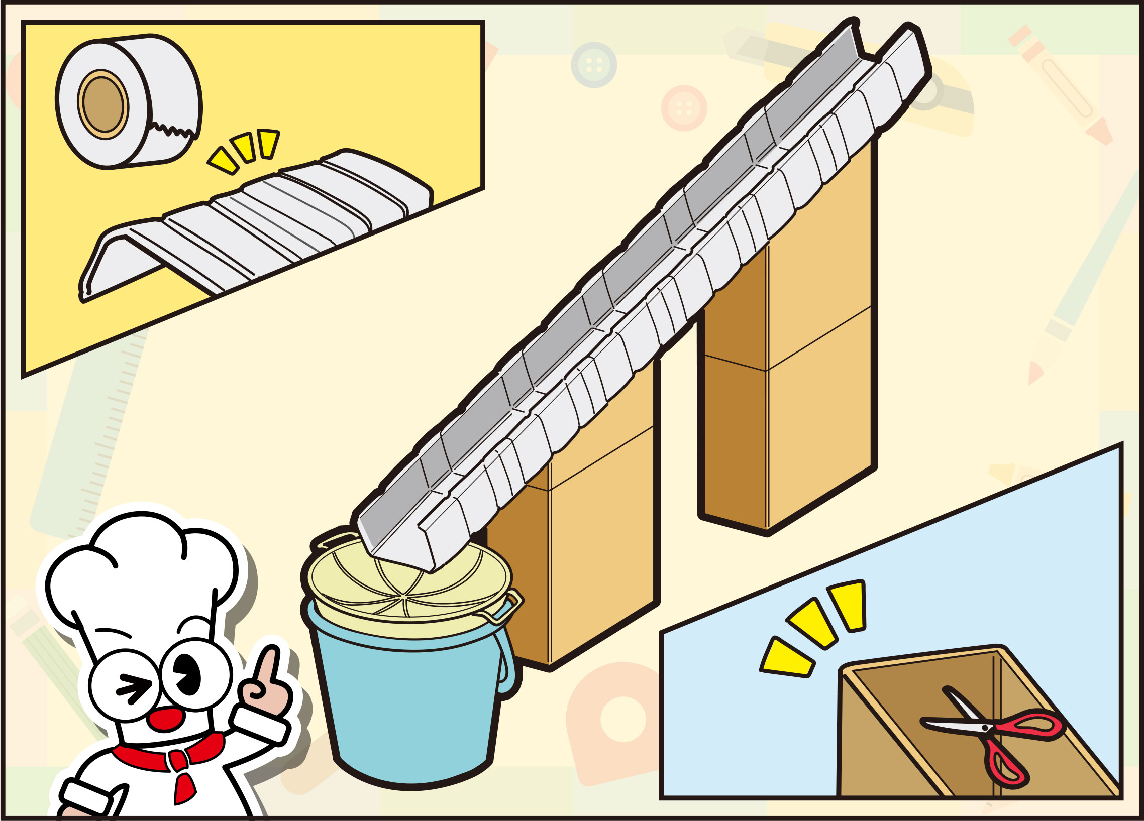 手軽に流しそうめんが出来ちゃうタニ！